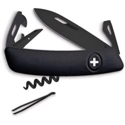 Swiza 331010 Swiza 331010 All Black Multi Tool With Rubberized Handle