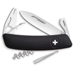 Swiza Pocket 701010 TT03 Tick Multi-Tool Knife With Black Synthetic Handle