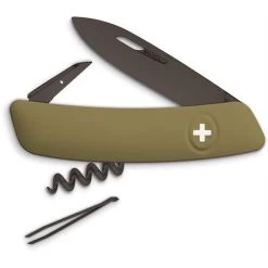 Swiza Pocket 131050 D01 B Swiss Pocket Multi-Tool Blade With OD Green Synthetic Handle