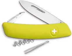 Swiza D01 Swiss Pocket Knife Screwdriver Yellow Folding Multi-Tool 101080