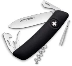 Swiza D03 Swiss Pocket Screwdriver Folding Knife Black Handle Multi-Tool 3010