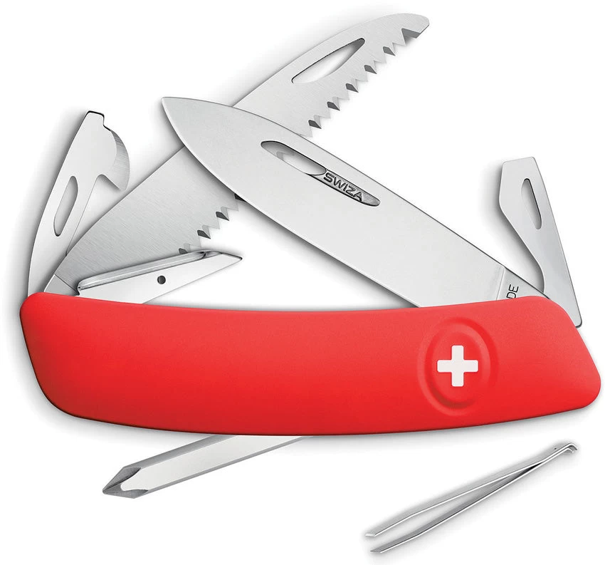 Swiza D06 Red Handle Swiss Folding Pocket Knife Screwdriver Multi-Tool 601000 1 Swiza D06 Red Handle Swiss Folding Pocket Knife Screwdriver Multi-Tool 601000