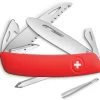 Swiza J06 Junior Pocket Knife Screwdriver Tweezers Red Handle Multi-Tool 611001