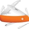 Swiza J06 Junior Pocket Knife Screwdriver Tweezers Orange Multi-Tool 611061