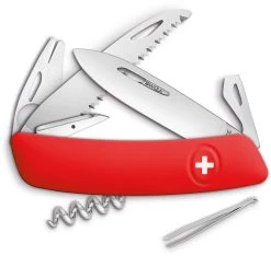 Swiza TT05 Tick Tool Red Handle Knife Screwdriver Corkscrew Multi-Tool 901000