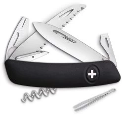 Swiza TT05 Tick Tool Black Handle Knife Screwdriver Corkscrew Multi-Tool 901010
