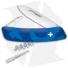 Swiza C01 Button Lock Swiss Pocket Knife Blue Camo (2.75" Mirror)