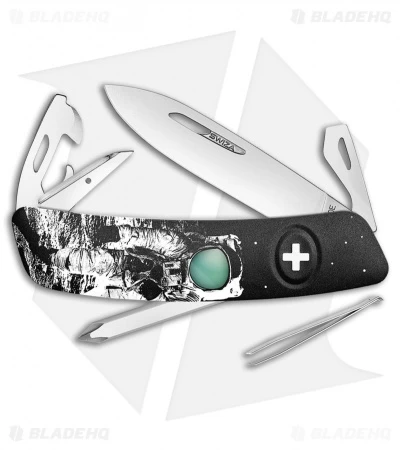 Swiza D04 Moonwalk Swiss Pocket Knife Black (3" Satin) 1 Swiza D04 Moonwalk Swiss Pocket Knife Black (3" Satin)