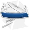 Swiza D03 Swiss Pocket Knife Blue Leather (3" Mirror)