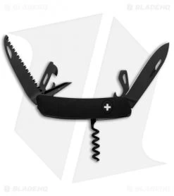 Swiza D05 Button Lock Swiss Pocket Knife Black (2.75" Black)