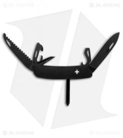 Swiza D06 Button Lock Swiss Pocket Knife Black (2.75" Black)