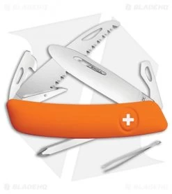 Swiza J06 Junior Swiss Pocket Knife Orange (3" Satin)
