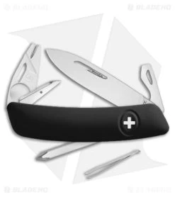 Swiza TT04 Multi-Tool Swiss Pocket Knife Black Polymer (8-in-1)