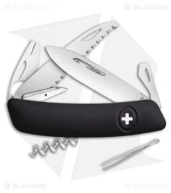 Swiza TT05 Tick Tool Swiss Pocket Knife Black (3" Satin)