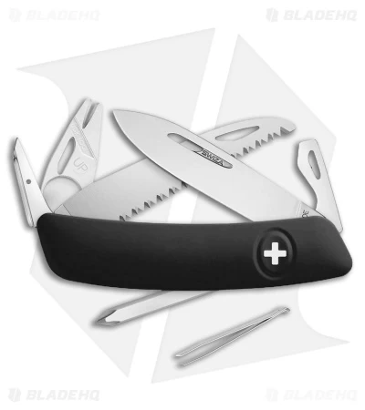 Swiza TT06 Tick Tool Swiss Pocket Knife Black (3" Satin) 1 Swiza TT06 Tick Tool Swiss Pocket Knife Black (3" Satin)