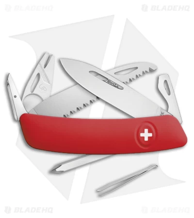 Swiza TT06 Tick Tool Swiss Pocket Knife Red (3" Satin) 1 Swiza TT06 Tick Tool Swiss Pocket Knife Red (3" Satin)