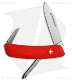 Swiza D02 Swiss Pocket Knife Red (3" Satin)