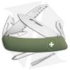 Swiza D06 Button Lock Swiss Pocket Knife OD Green (2.75" Mirror)