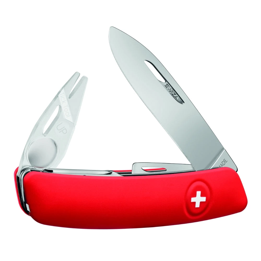 Swiza TT03 Swiss Tick Tool Pocket Knife, Red 2 Swiza TT03 Swiss Tick Tool Pocket Knife, Red - Image 2